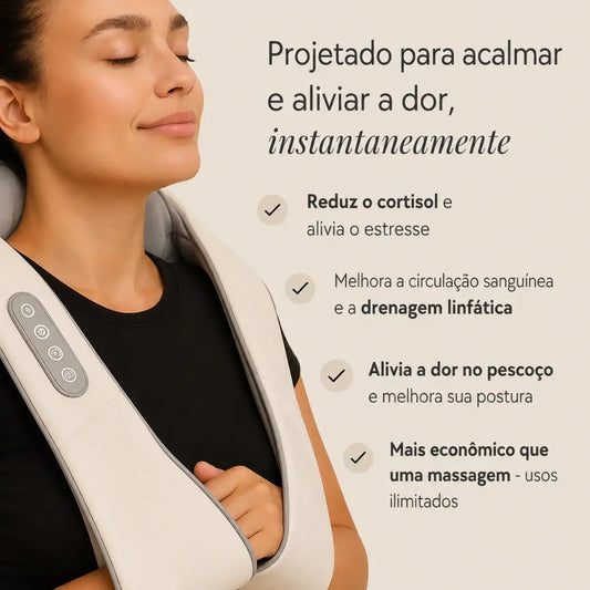 Massageador Nuvy para Ombros e Pescoço